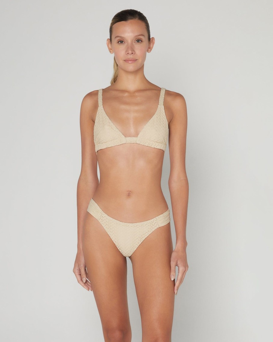 Women Palmacea Swimwear & Beachwear | Nala Vichy Nilo Ivory Bikini