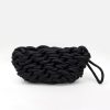 Women Alienina Clutches | Black Lina Knitted Clutch