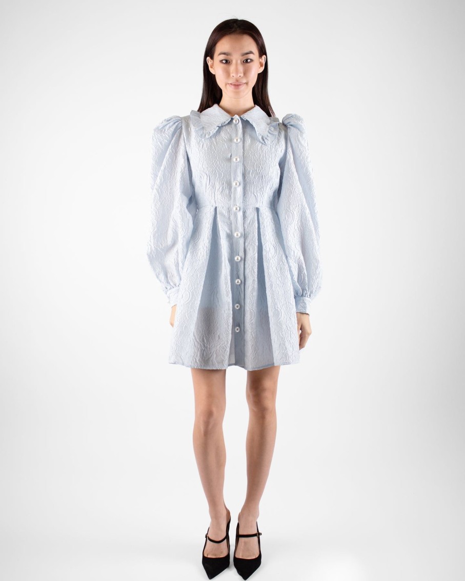 Women Custommade Dresses | Keria Sky Blue Dress