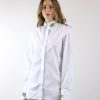 Women Skazi Shirts & Blouses | White Evil Eye Shirt