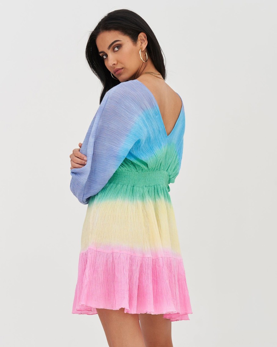 Women Pitusa Dresses | Bright Rainbow Clara Mini Dress