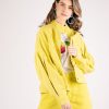 Women Animale Coats & Jackets | Sarja Yellow Meadow Long Sleeve Bomber Jacket