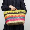 Women 227 Beach Bags | Joanna Multi Colour Raffia Basket Bag