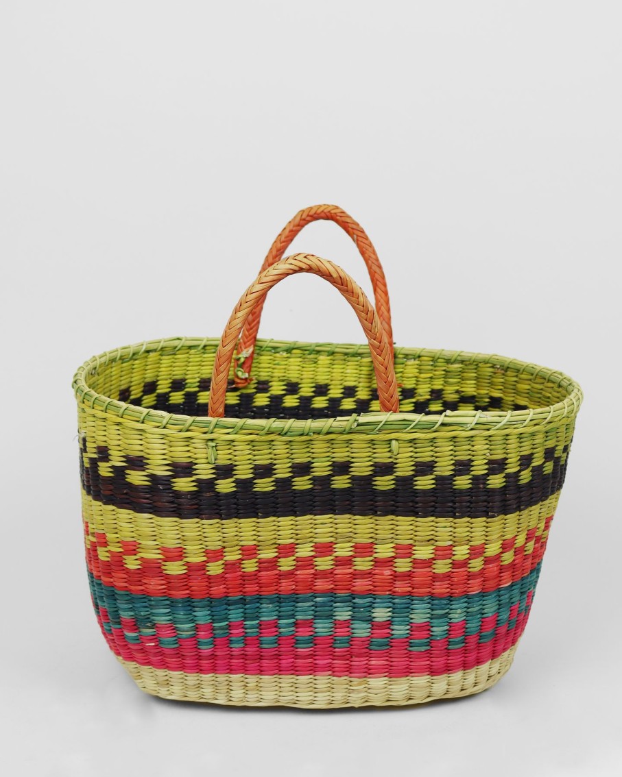 Women 227 Beach Bags | Joanna Multi Colour Raffia Basket Bag