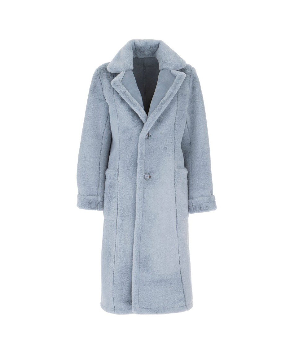 Women Arara for BLAIZ Coats & Jackets | Pale Blue Celeste Reversible Coat