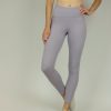 Women BLAIZ Activewear Activewear | Mauve Mesh High-Waisted Leggings