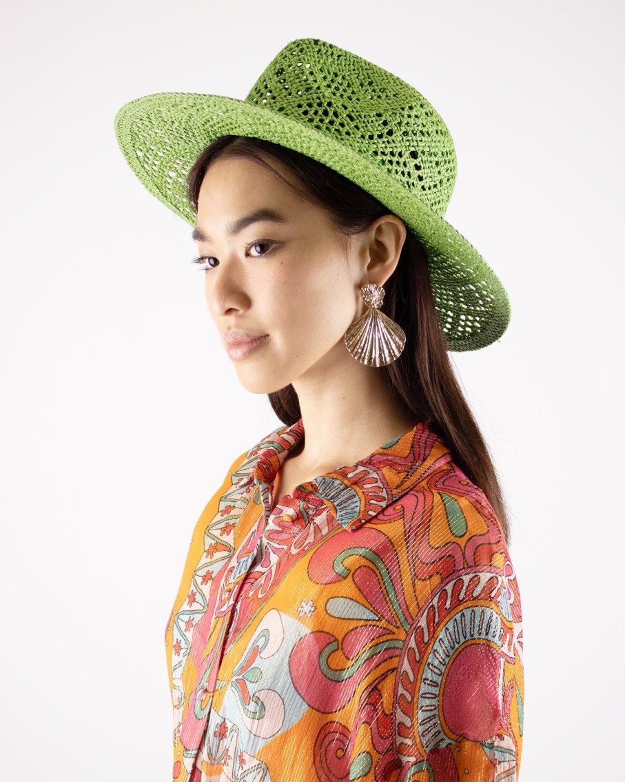 Women Blaiz Hats, Gloves & Scarves | Joanna Green Cowrie Shells Paper Straw Hat