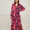 Women Fabienne Chapot Dresses | Sarasara Goddess Print Dress