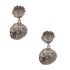 Women 227 Earrings | Silver Shell Earrings