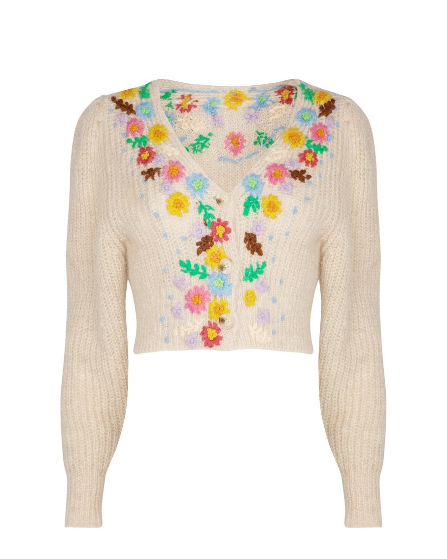 Women CeliaB Jumpers & Cardigans | Redwood Cream Cardigan