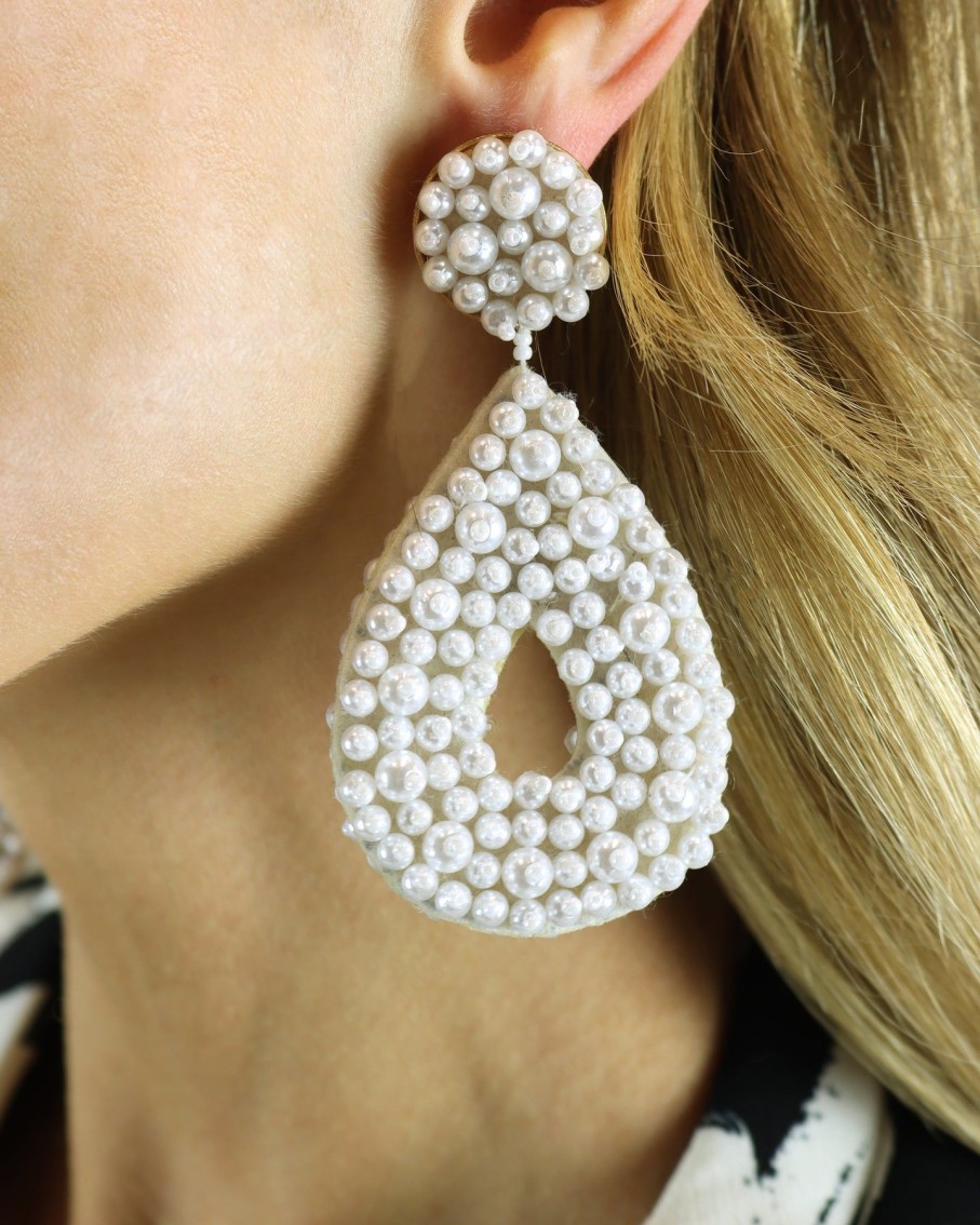 Women BLAIZ Earrings | Pearl Beaded Earrings™