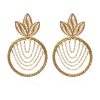 Women Ana Carolina Valencia Earrings | Gold Tropicalia Pina Chain Hoops