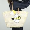 Women 227 Beach Bags | Bubble Bee Raffia Beach Bag