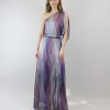 Women Cecilia Prado Dresses | Purple Disco Asymmetric Dress