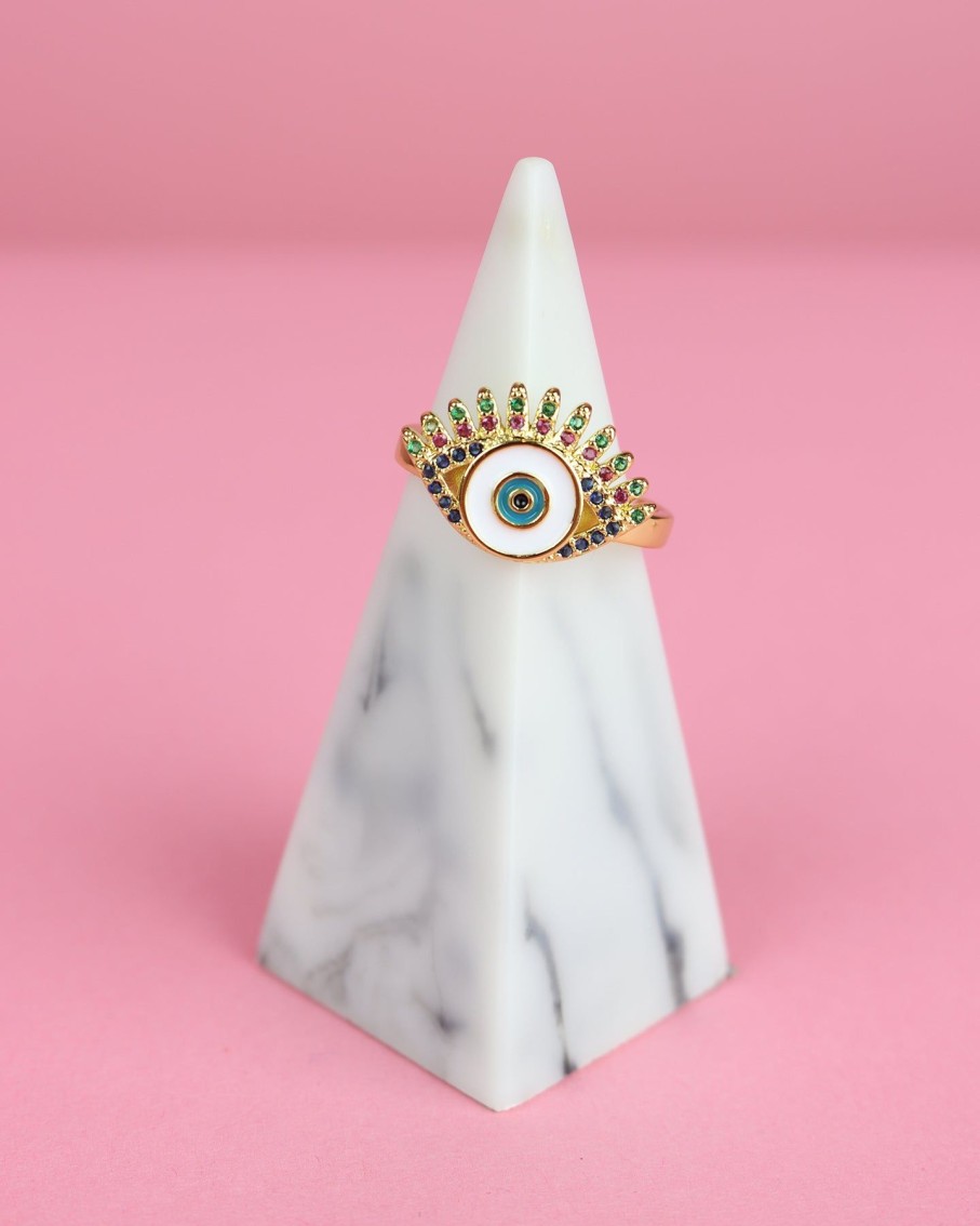 Women 227 Rings | Enamel Eye Ring