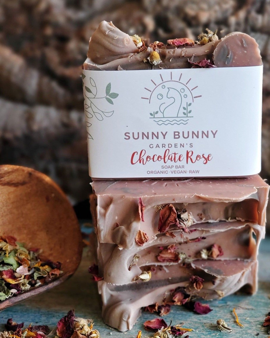 Lifestyle Sunny Bunny Garden's | Chocolate Rose Soap Bar