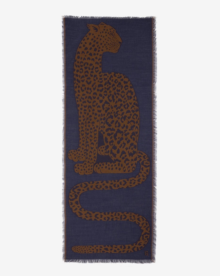 Women Inoui Editions Hats, Gloves & Scarves | Fetiche Navy Scarf