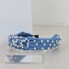 Women 227 Hair Accessories | Denim & Pearl Headband