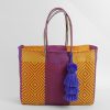 Women BLAIZ Mexico Totes | Gloria Large Woven Tote Bag