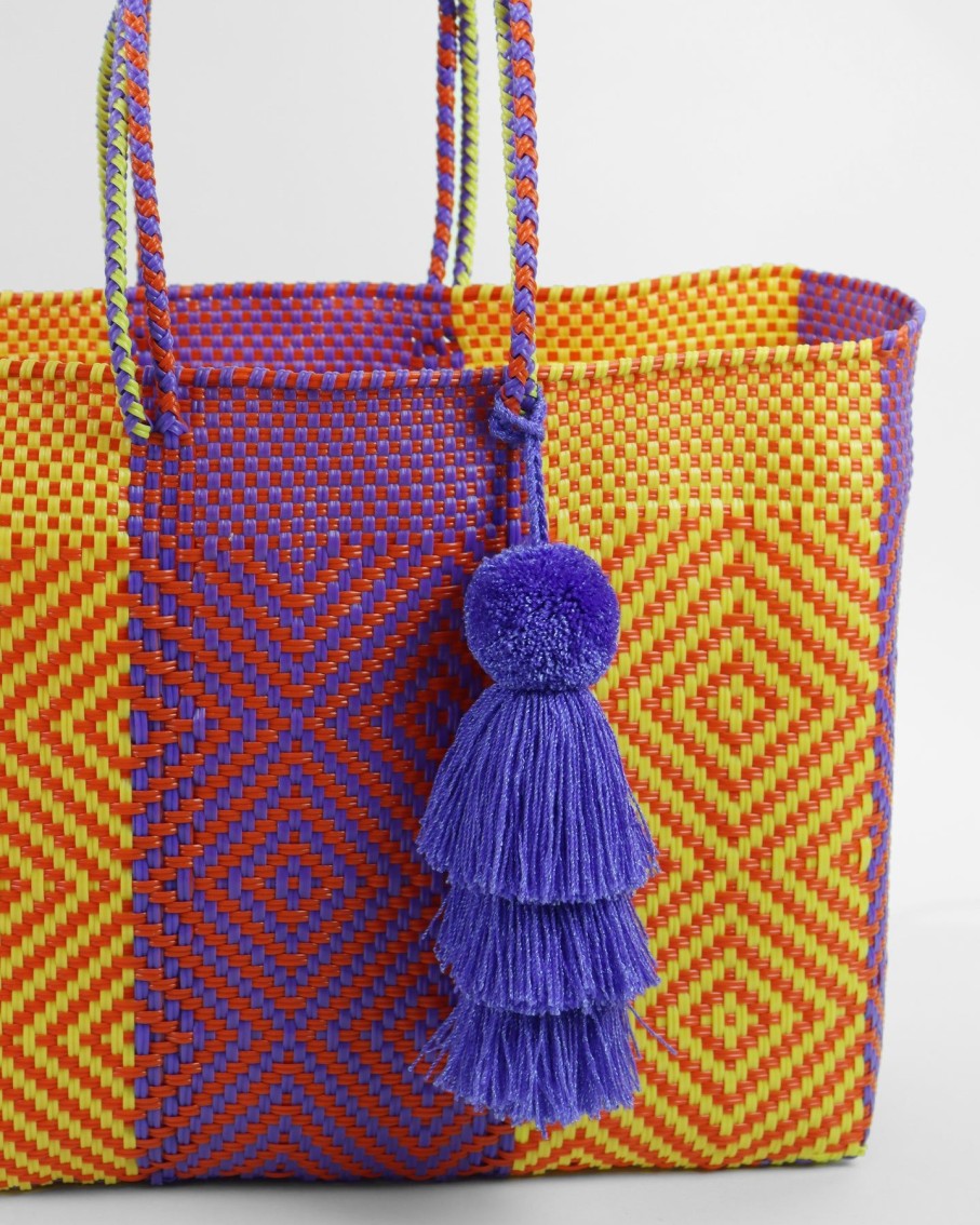 Women BLAIZ Mexico Totes | Gloria Large Woven Tote Bag