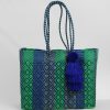 Women BLAIZ Mexico Totes | Antonia Large Woven Tote Bag