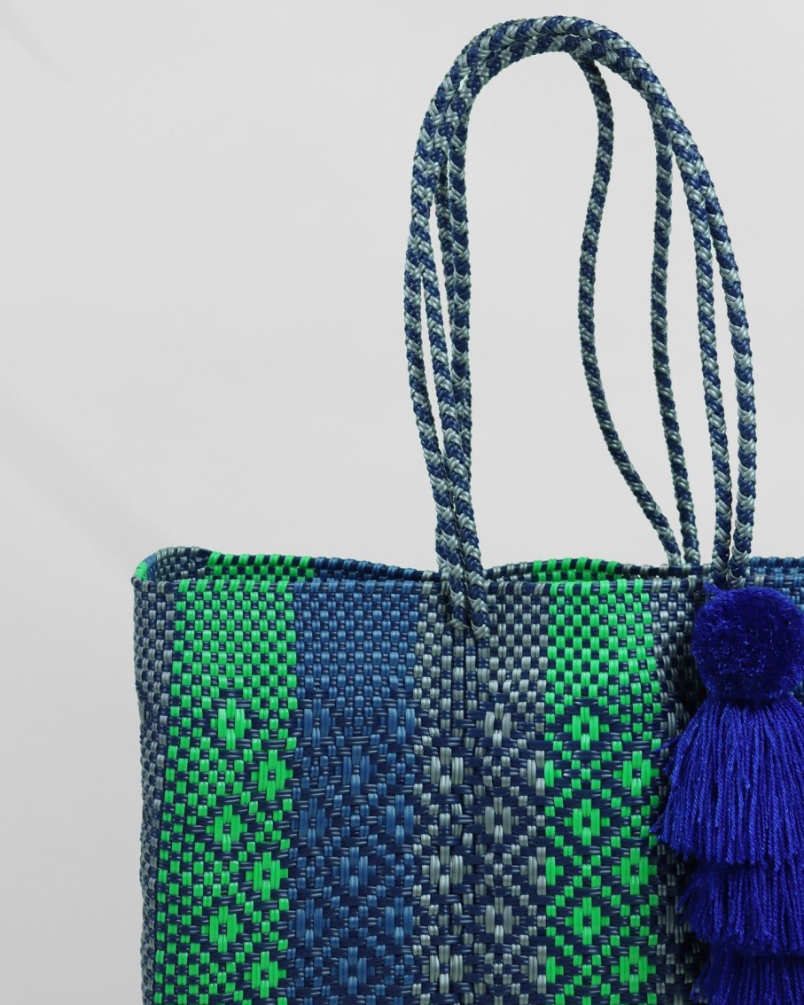 Women BLAIZ Mexico Totes | Antonia Large Woven Tote Bag