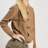 Women Maria La Rosa Clutches | Rabbit Khaki Game Clutch Bag