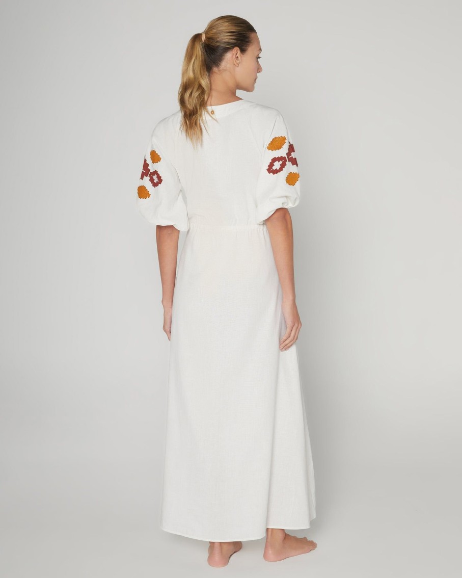 Women Palmacea Dresses | Ceci Ivory Masai Maxi Dress