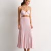 Women 25 UNION Skirts | Ariel Pink A-Line Midi Skirt