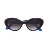 Women By Helena Bordon Sunglasses | Black & Blue Helena Sunglasses