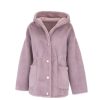 Women Arara for BLAIZ Coats & Jackets | Lilac Hooded Reversible Jacket