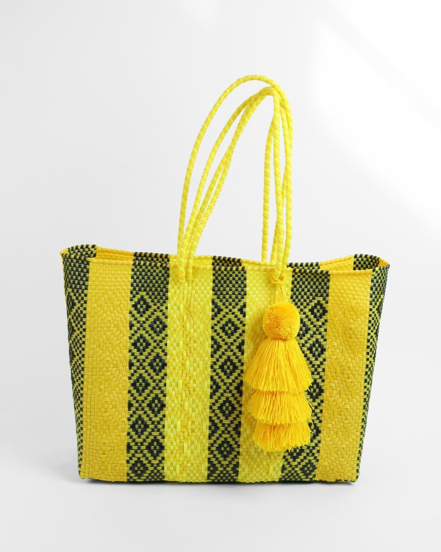 Women BLAIZ Mexico Totes | Ximena Large Woven Tote Bag