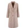 Women Arara for BLAIZ Coats & Jackets | Taupe Checked Reversible Tailored Coat