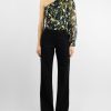 Women Arara for BLAIZ Shirts & Blouses | Valentina One-Shoulder Black Onyx Lurex Blouse