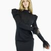 Women De La Vali Dresses | Baltimore Black Feather Mini Dress