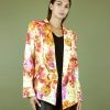 Women Skazi Coats & Jackets | Abstract Orchid Print Longline Blazer