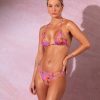 Women Silvia Schaefer Swimwear & Beachwear | Pink Tropicana Triangle String Bikini Set