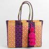 Women BLAIZ Mexico Totes | Paula Large Woven Tote Bag