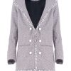 Women Iorane Coats & Jackets | Tweed Raw Edge Blazer