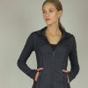 Women BLAIZ Activewear Activewear | Charcoal Yoga Jacket