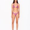 Women Triya Swimwear & Beachwear | Pink Corazon Print Wide Strap Bikini