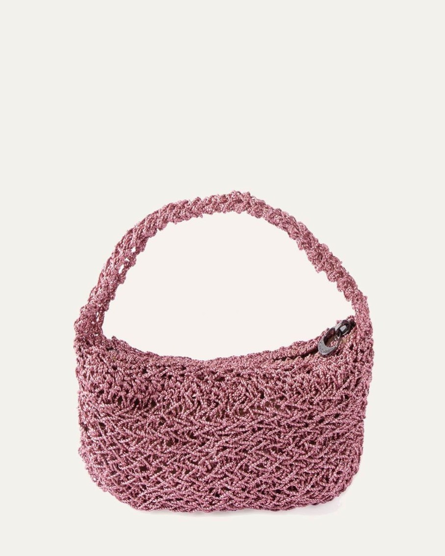 Women Maria La Rosa Clutches | Lee Pink Mini Clutch Bag