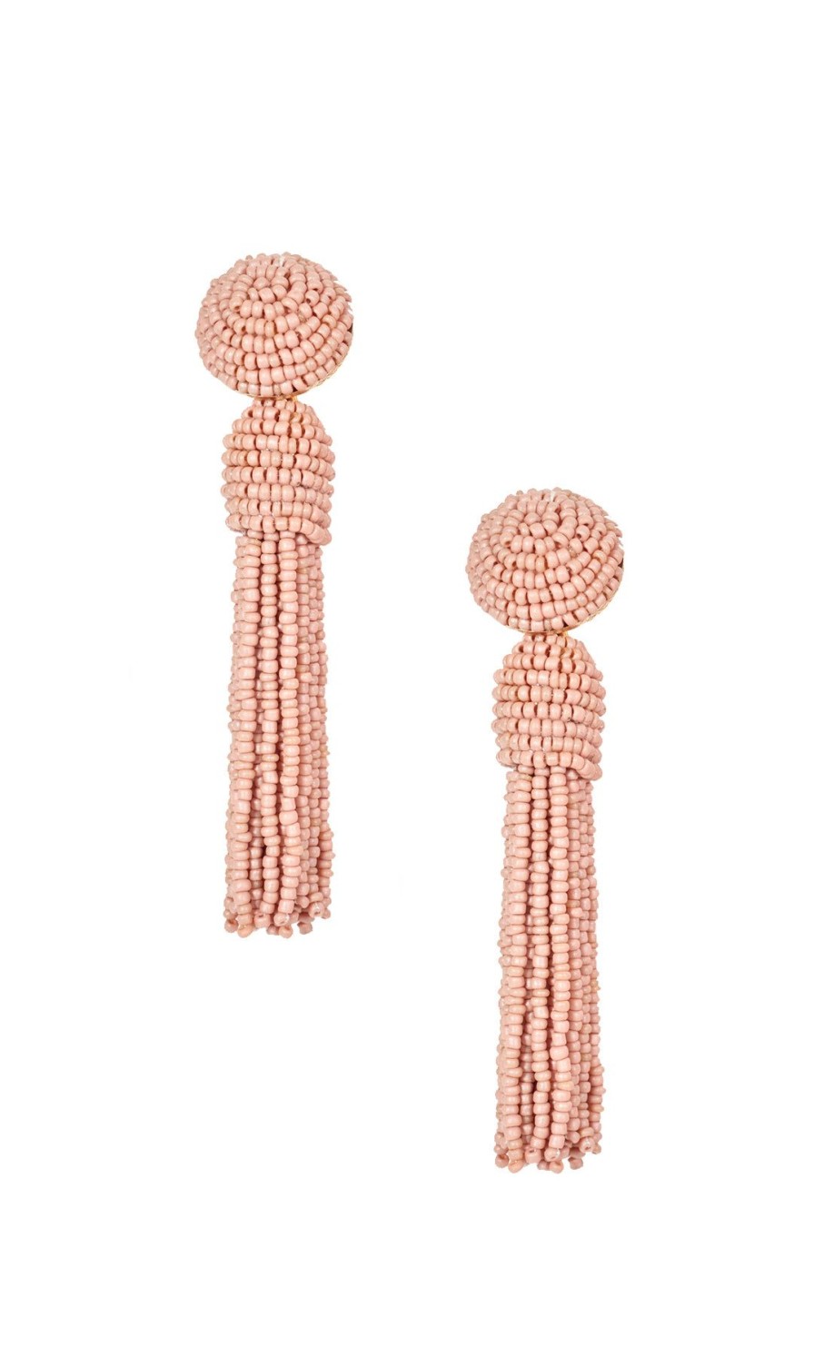 Women BLAIZ Earrings | Nude Tassel Earrings