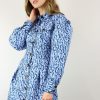 Women C/MEO Collective Dresses | Indigo Leopard Good Love Dress