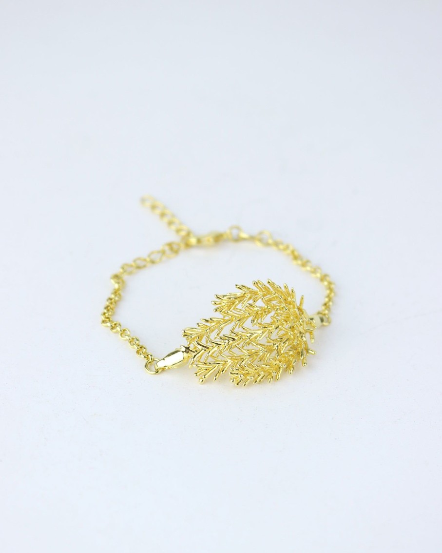 Women Amarjon Bracelets | Gold Branch Chain Bracelet