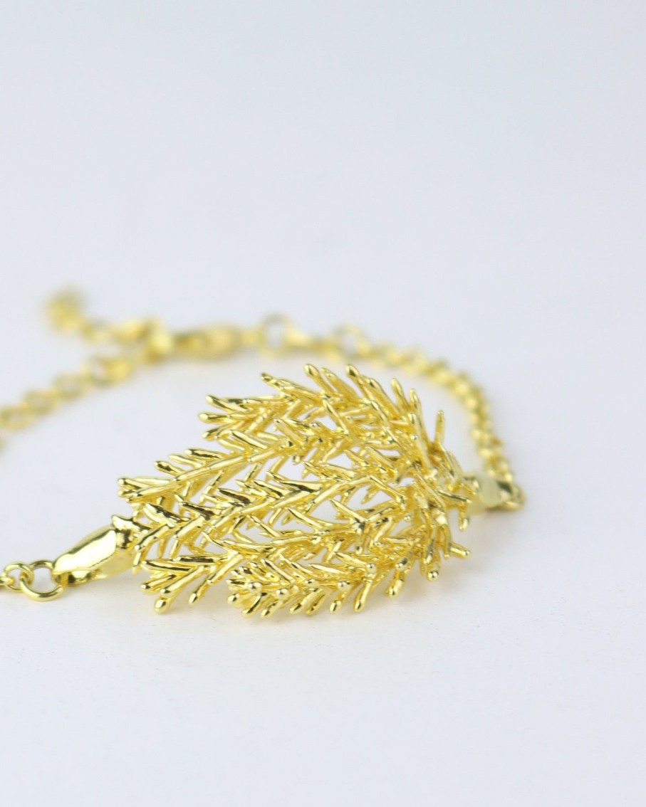 Women Amarjon Bracelets | Gold Branch Chain Bracelet