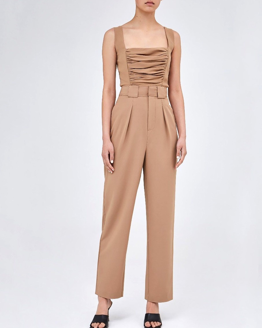 Women C/MEO Collective Trousers | Camel Deconstruct Trousers