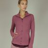 Women BLAIZ Activewear Activewear | Raspberry Pink Yoga Jacket