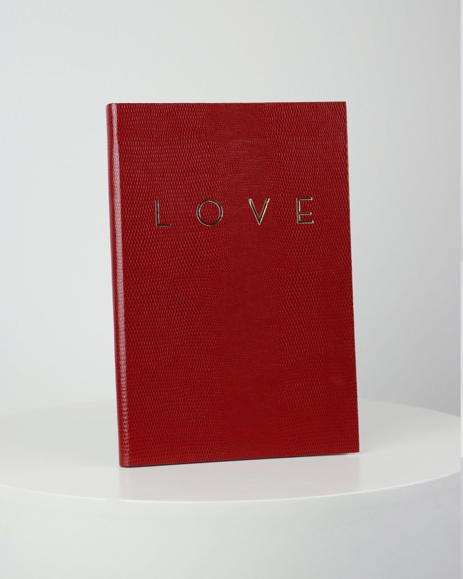 Lifestyle Sloane Stationery | Red Love Notebook