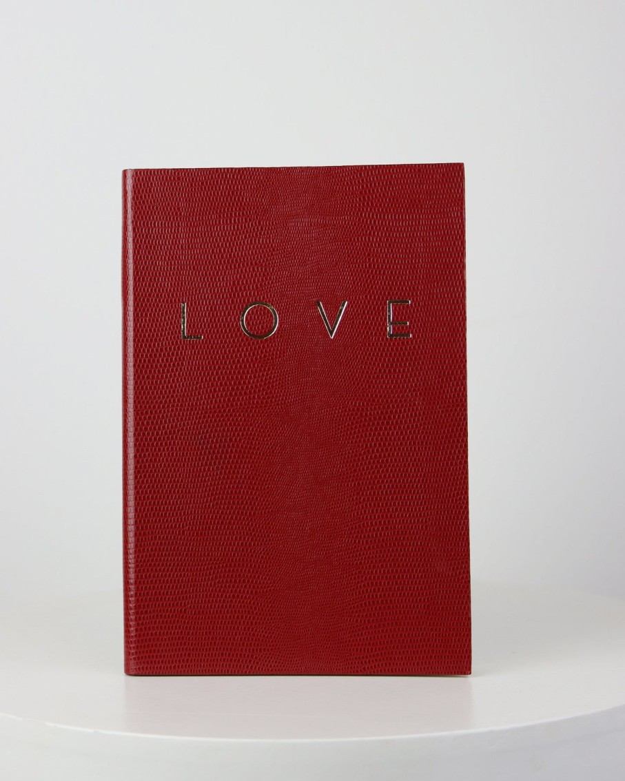 Lifestyle Sloane Stationery | Red Love Notebook